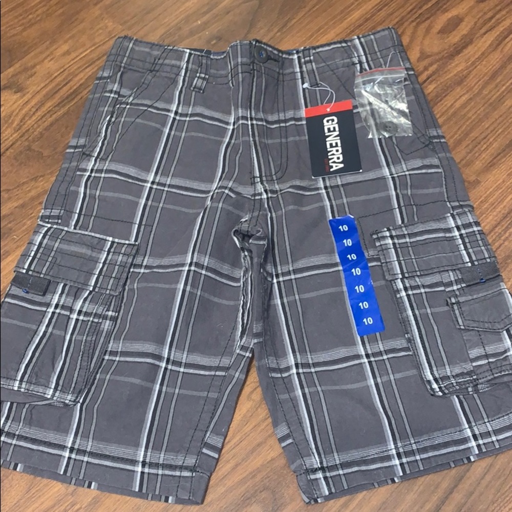 NWT Boy’s Generra Plaid Shorts